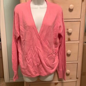 Free Press Pink Long Sleeve Top